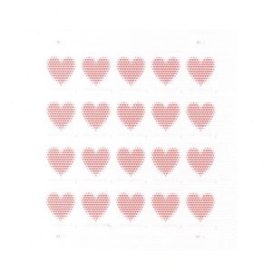 2020 Made of Hearts Forever First Class Postage Stamps
