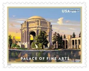2022 Palace of Fine Arts Express Priority Stamps